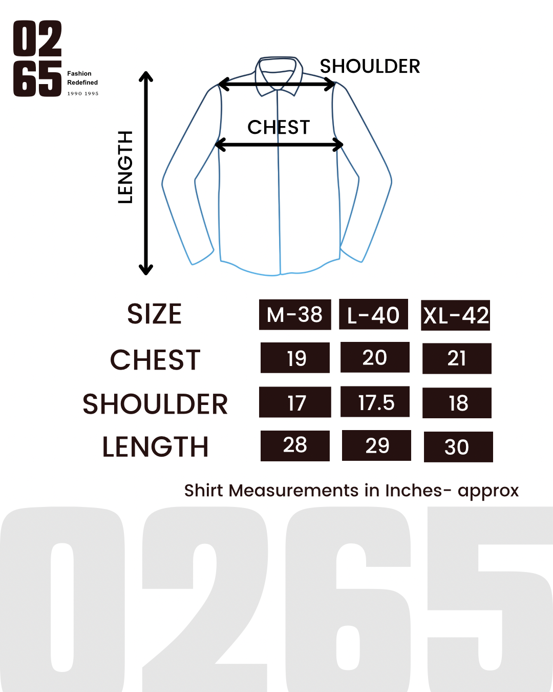 Premium Quality Textured Fabric Full Sleeve Shirt - Imported Stretchable Fabric - Wedding Collection By 0265