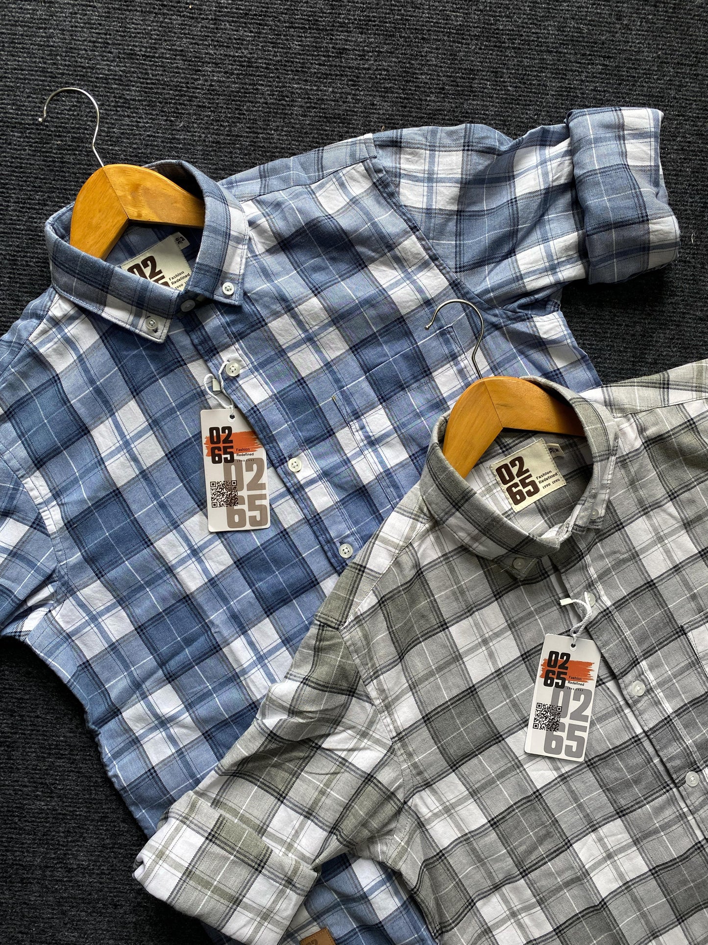 Yarn Dyed Checks Full Sleeve Shirt By 0265