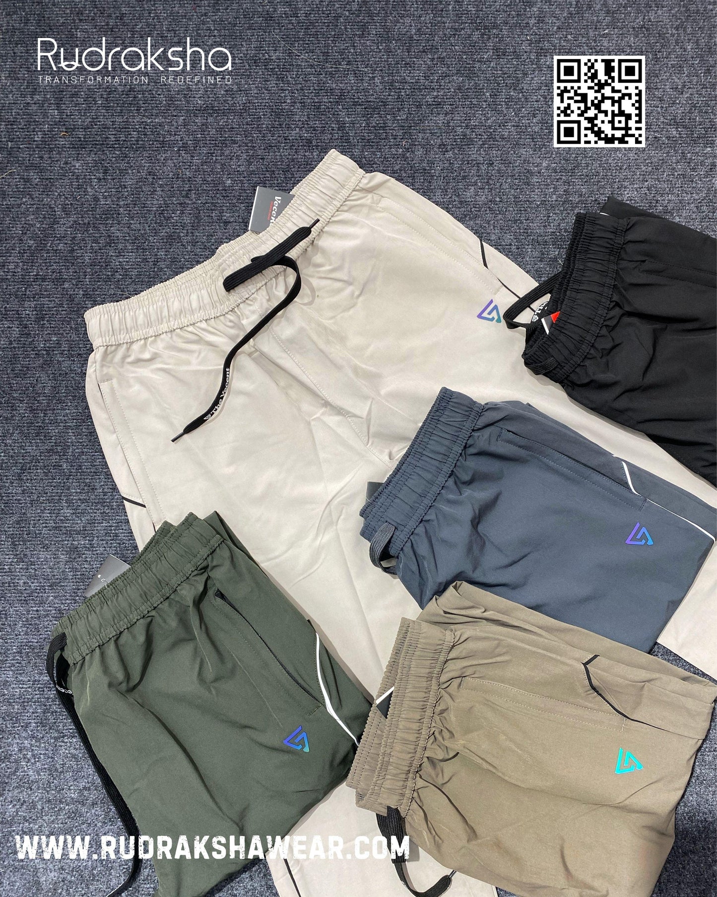 2 In 1 Fit - ( Straight Fit + Ankle Fit ) Premium Imported Twill Terry Fabric Track Pant | Both front pocket with zipper | 1 Back pocket with zipper | Light Weight | Easy Dry