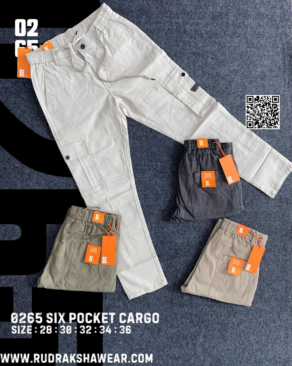 0265 6 Pocket Cotton Cargo
