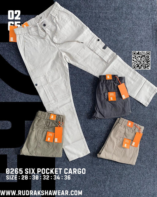0265 6 Pocket Cotton Cargo