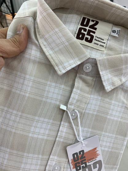 Yarn Dyed Rich Cotton Checks Full Sleeve Shirt By 0265