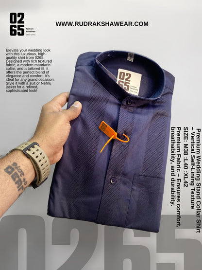 Premium Stand Collar Shirts- Wedding Collection By 0265