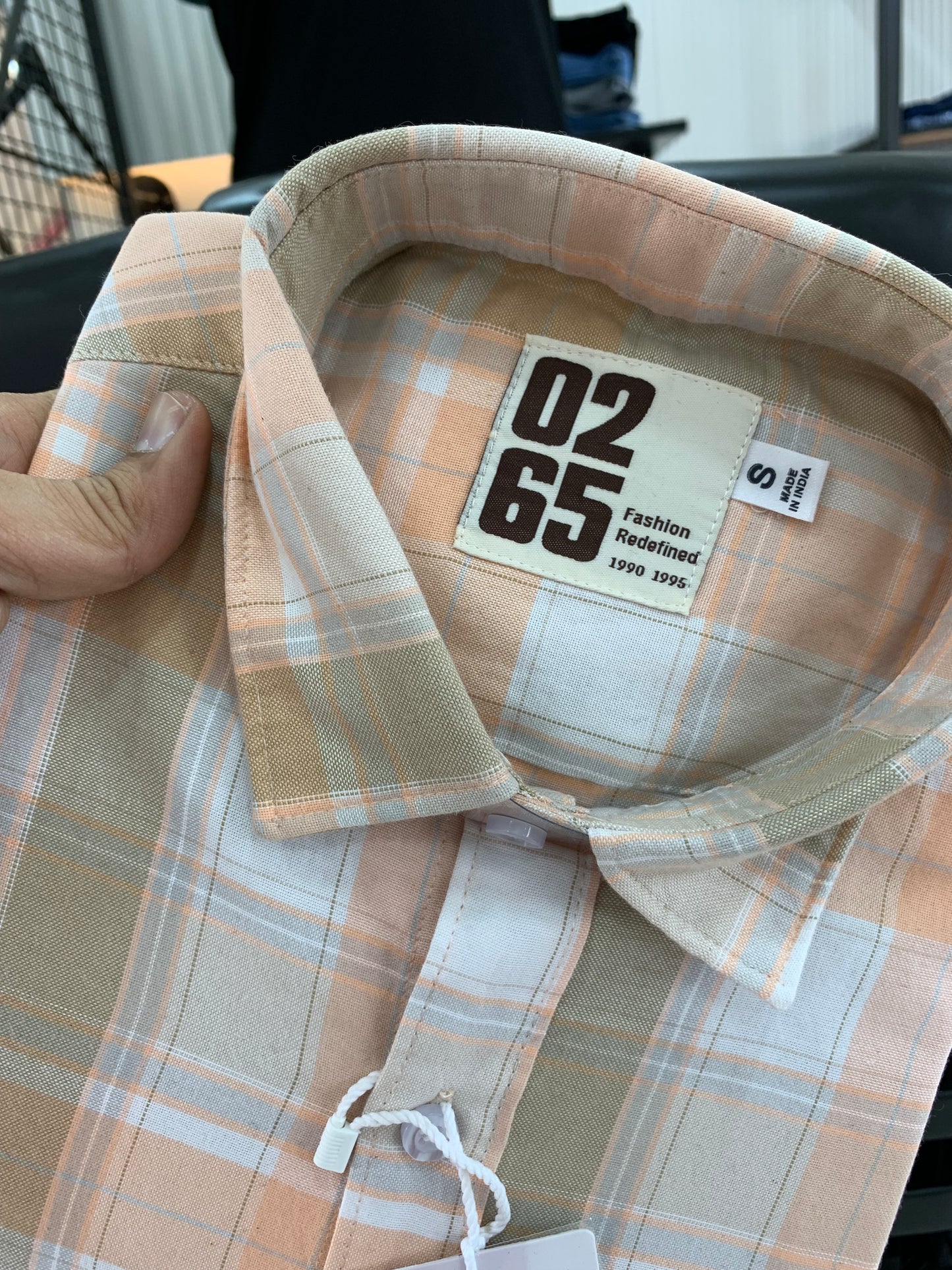 Yarn Dyed Rich Cotton Checks Full Sleeve Shirt By 0265