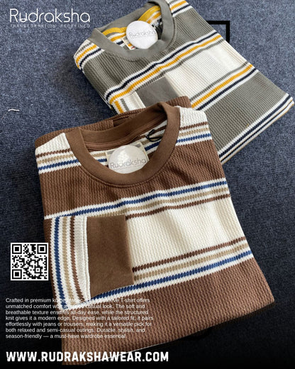 Premium Quality Knitted Full Sleeve T-shirt