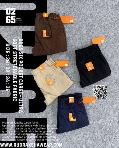 0265 6 Pocket Cargo | Ultra Soft | Stretchable