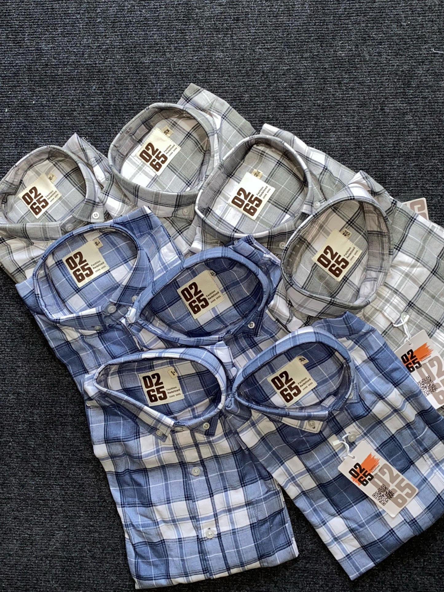 Yarn Dyed Checks Full Sleeve Shirt By 0265