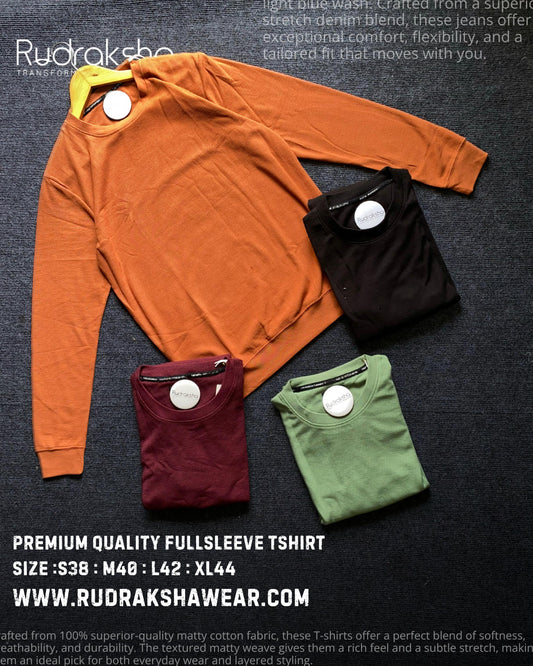 Full Sleeve T-shirt - Waffle Texture Fabric - Grip in hand and Bottom
