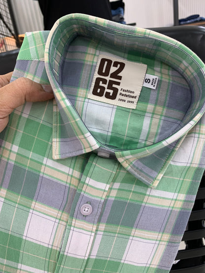 Yarn Dyed Rich Cotton Checks Full Sleeve Shirt By 0265