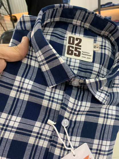 Yarn Dyed Rich Cotton Checks Full Sleeve Shirt By 0265