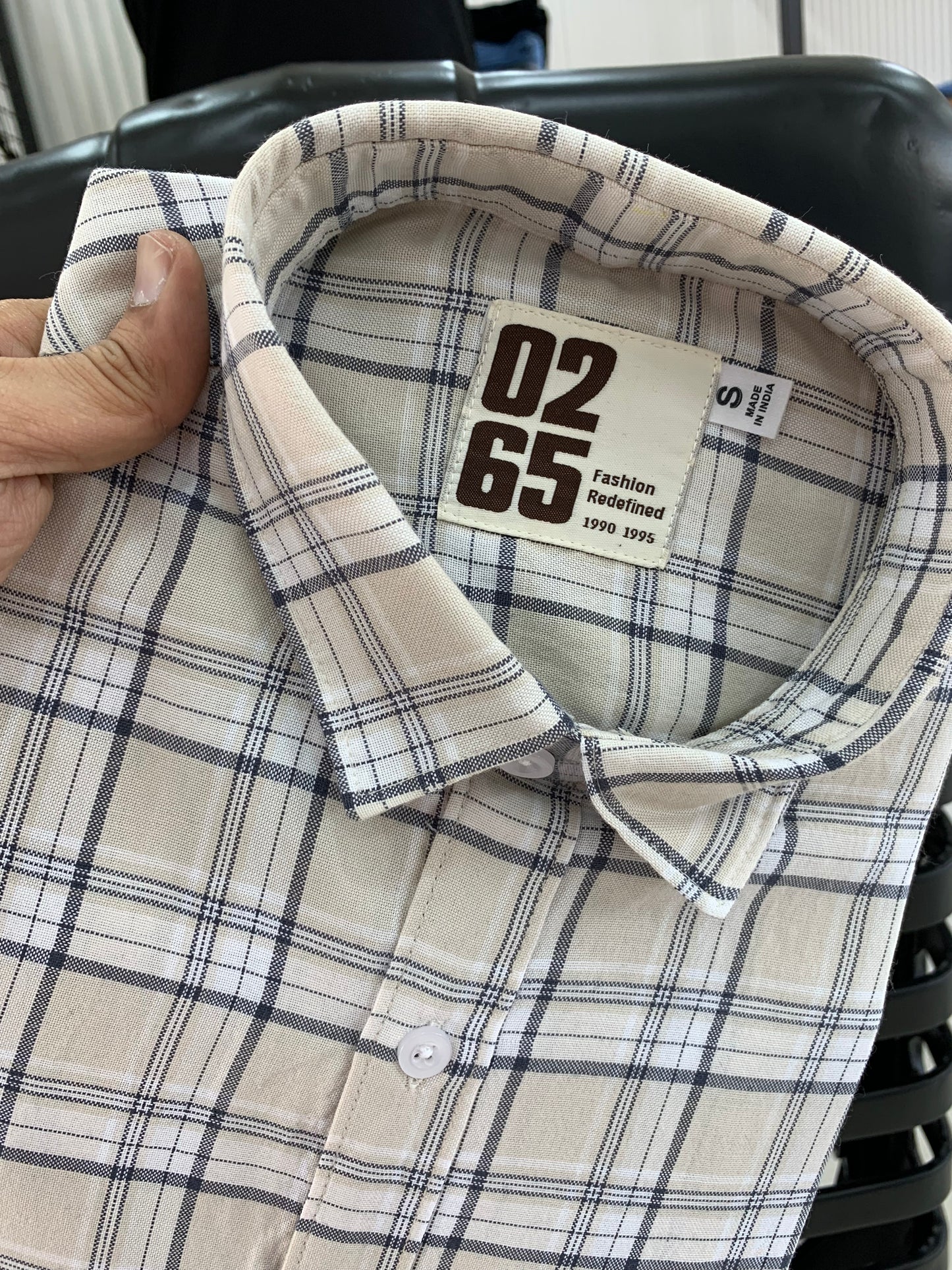 Yarn Dyed Rich Cotton Checks Full Sleeve Shirt By 0265