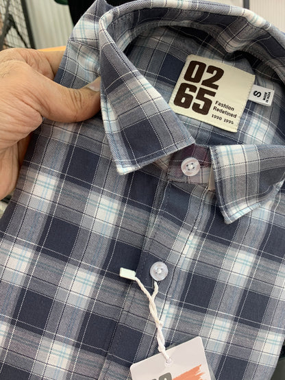 Yarn Dyed Rich Cotton Checks Full Sleeve Shirt By 0265