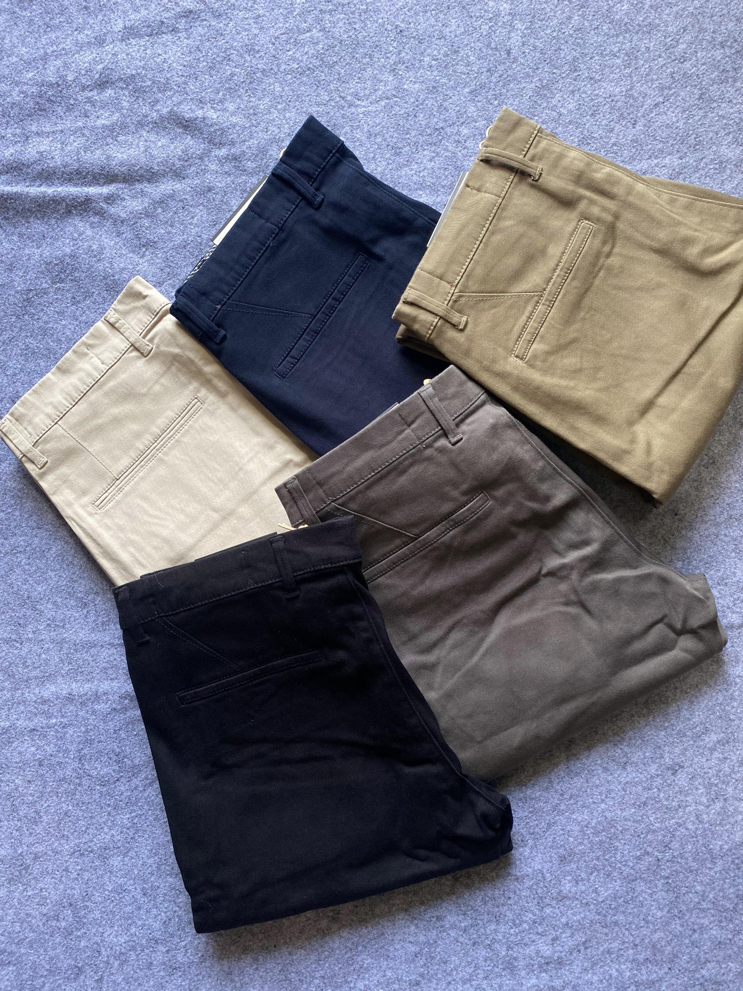 Cotton Chinos- Cross Pocket - Ankle Length 39”