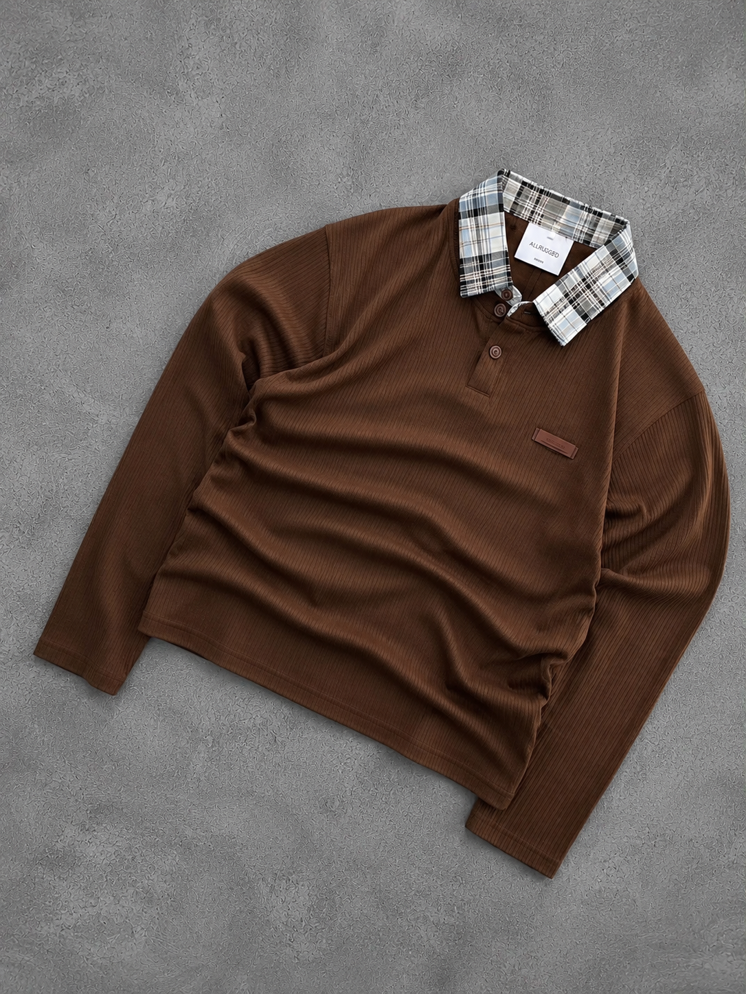 Full Sleeve Contrast Collar T-Shirt - Ultra Soft Fabric - Trendy Look