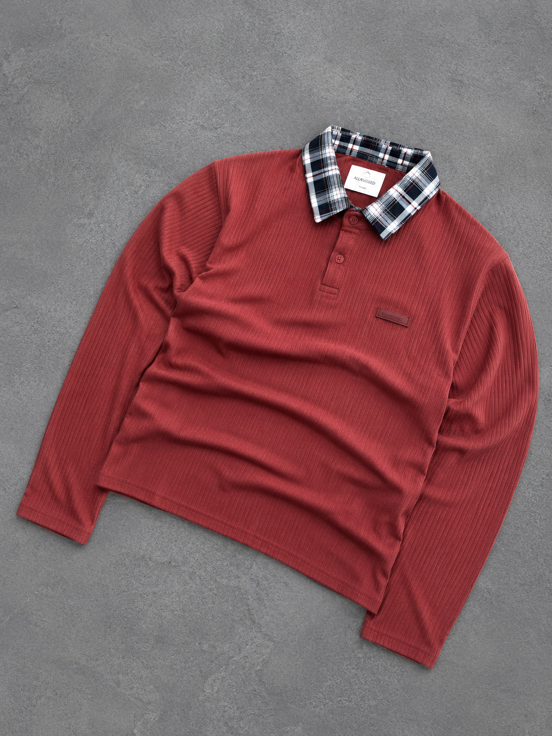 Full Sleeve Contrast Collar T-Shirt - Ultra Soft Fabric - Trendy Look