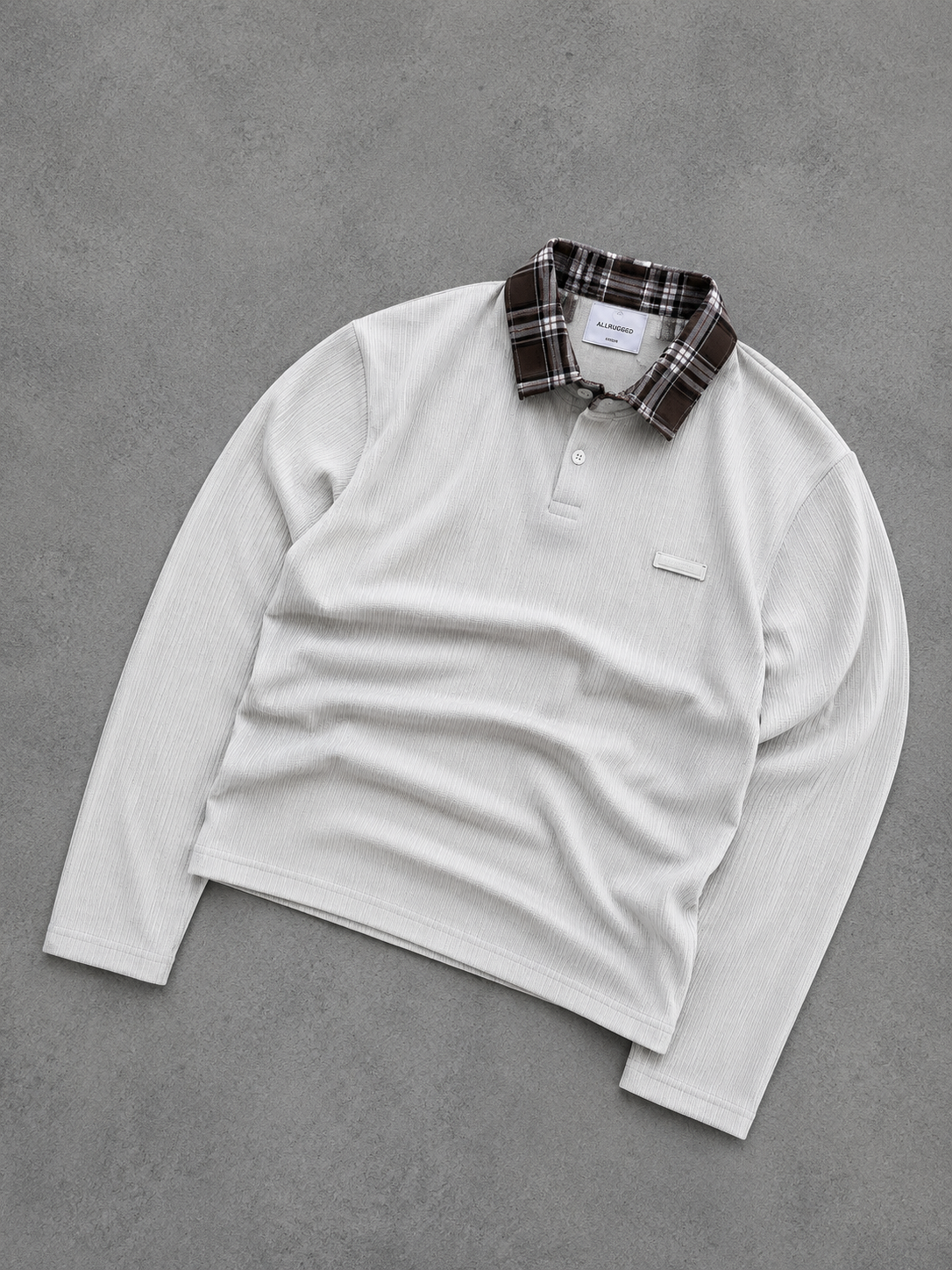 Full Sleeve Contrast Collar T-Shirt - Ultra Soft Fabric - Trendy Look