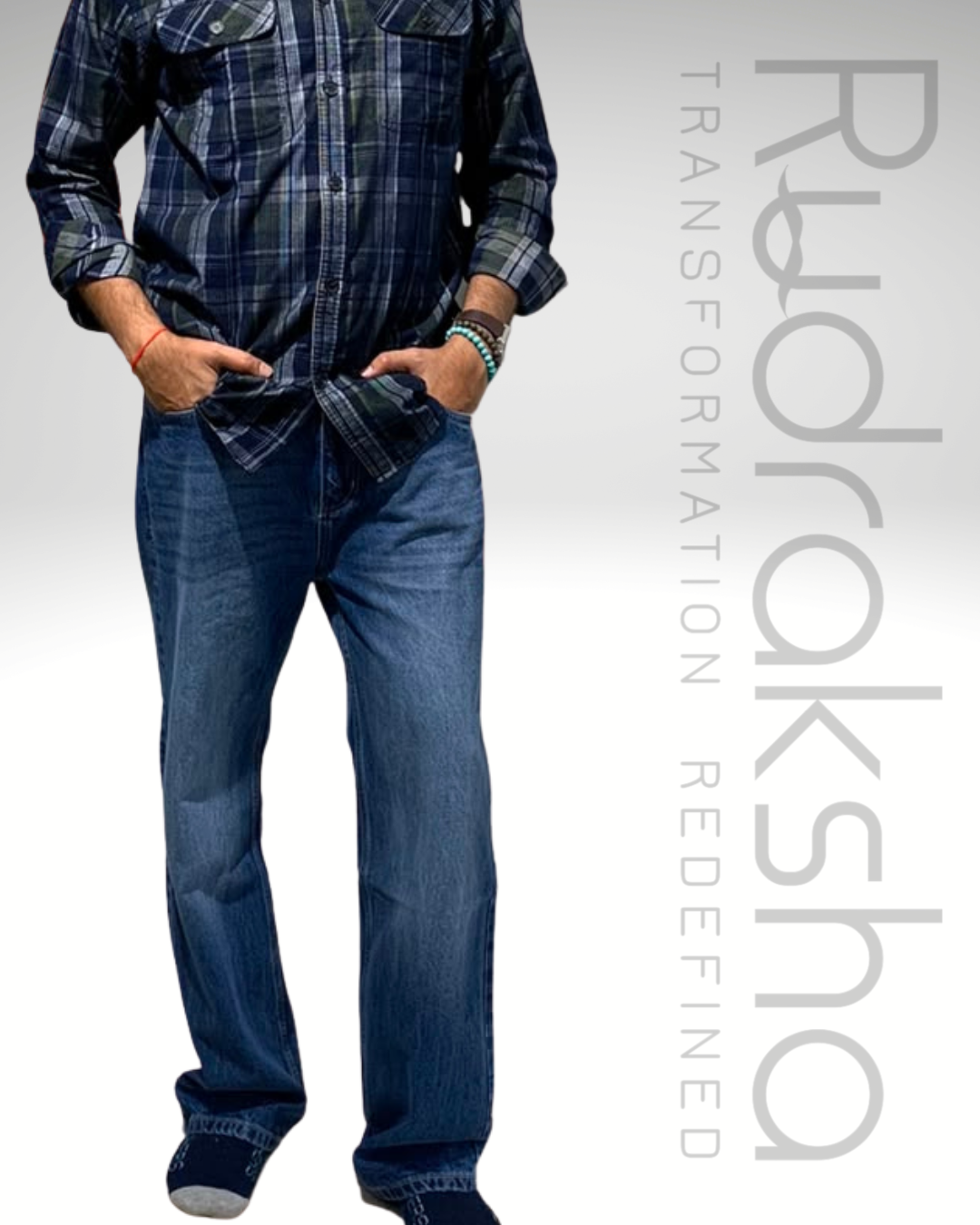 Straight Fit Jeans | Non-Lycra | Length 42" | Bottom 18"