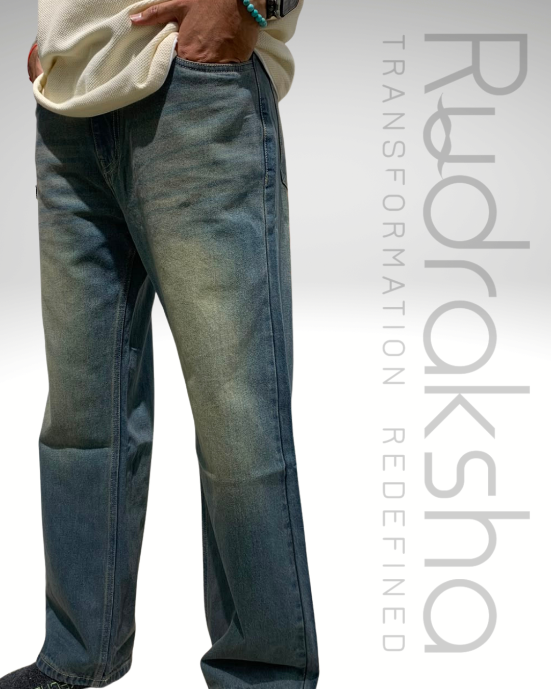 Straight Fit Jeans | Non-Lycra | Length 42" | Bottom 18"