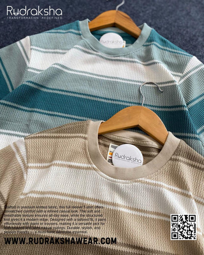 Premium Quality Knitted Full Sleeve T-shirt
