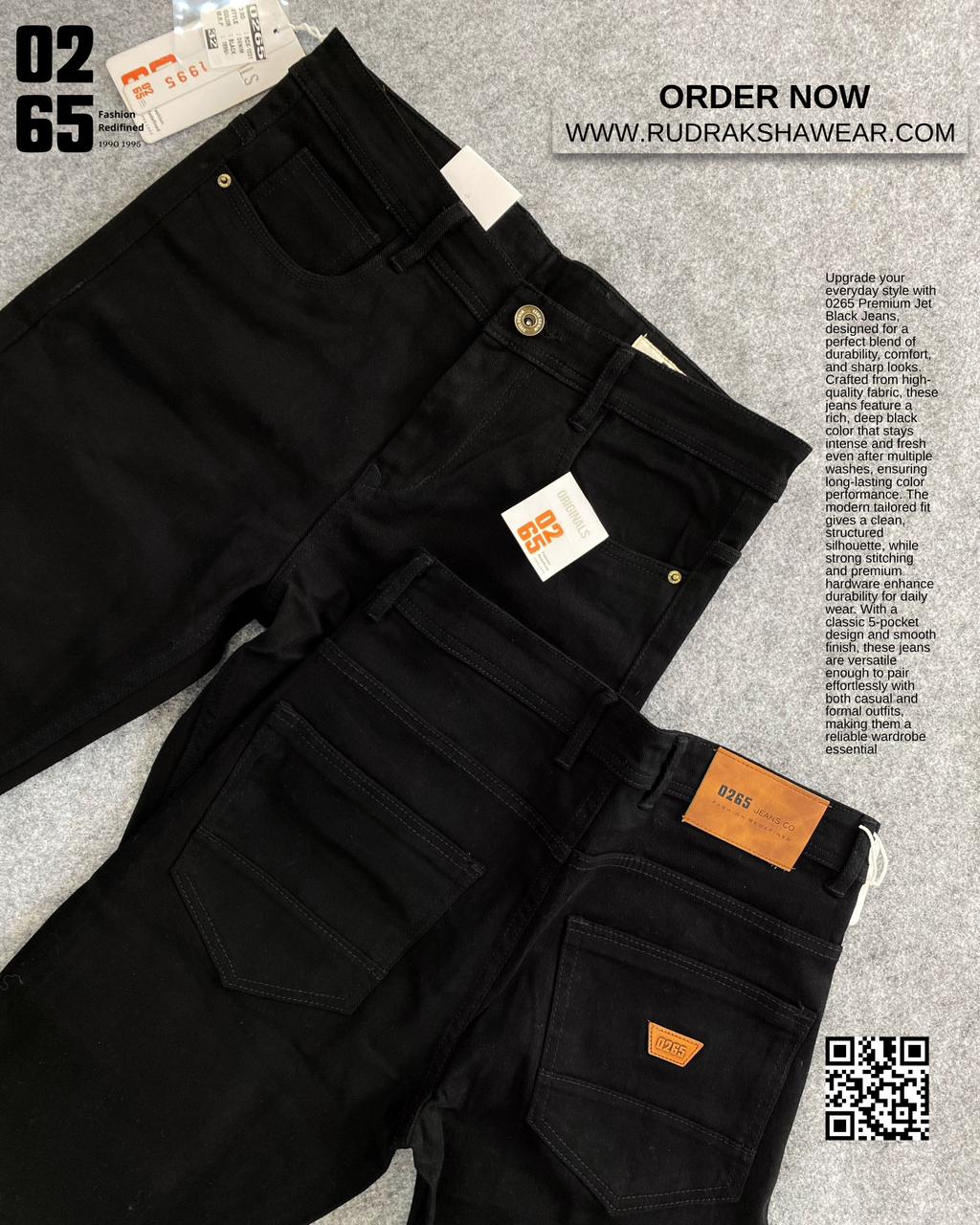 0265 Ankle Length 40" | Stretchable Jeans | Long Lasting Shades
