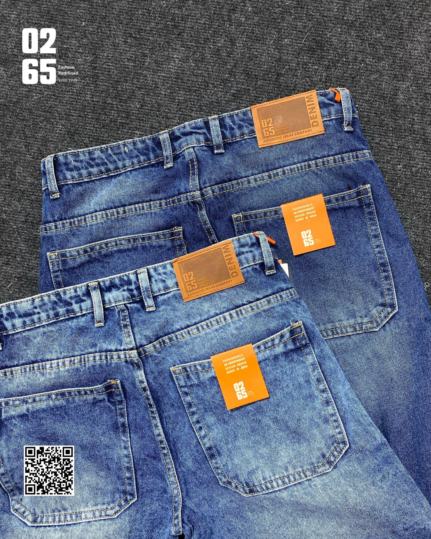 Whisker Carrot Fit Baggy Jeans By 0265 | New Introduction | Non Stretchable | Length 39"/ 40"