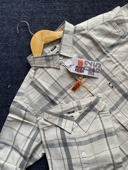 Premium Yarn Dyed Textured Checks Shirt By 0265