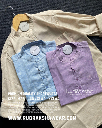 Premium Quality Short Kurta | 100% Cotton Fabri