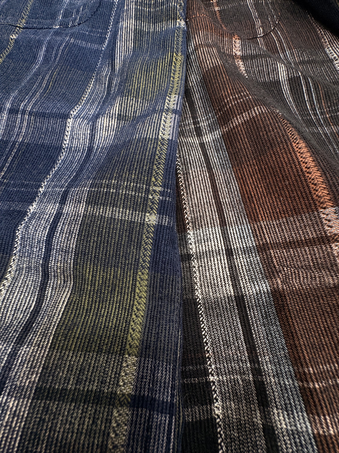 0265 Corduroy Double Pocket Full Sleeve Shirt | Yarn Dyed Checks