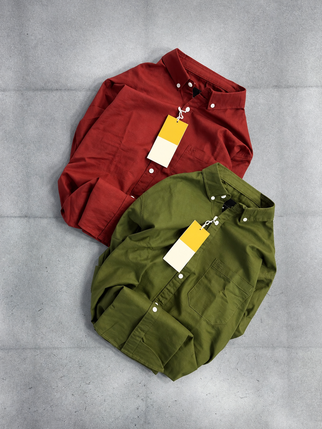 Cotton Linen full Sleeve Shirt | Button Down Collar