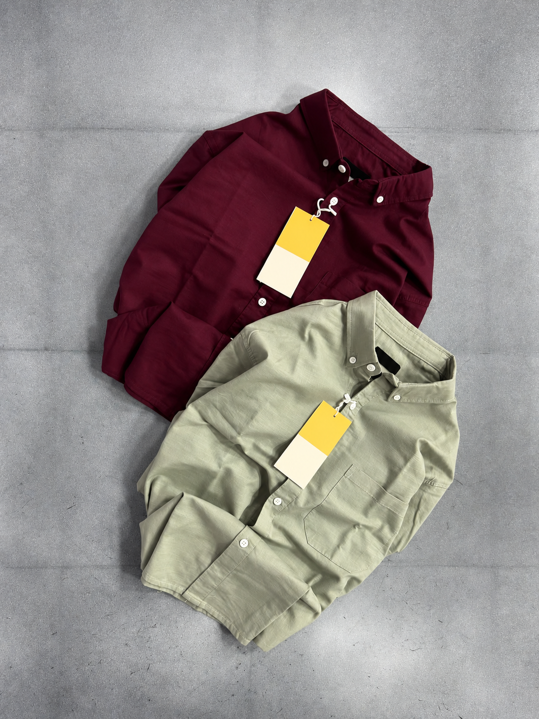 Cotton Linen full Sleeve Shirt | Button Down Collar