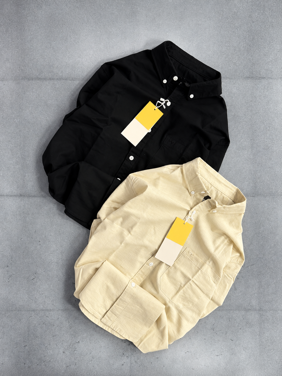 Cotton Linen full Sleeve Shirt | Button Down Collar