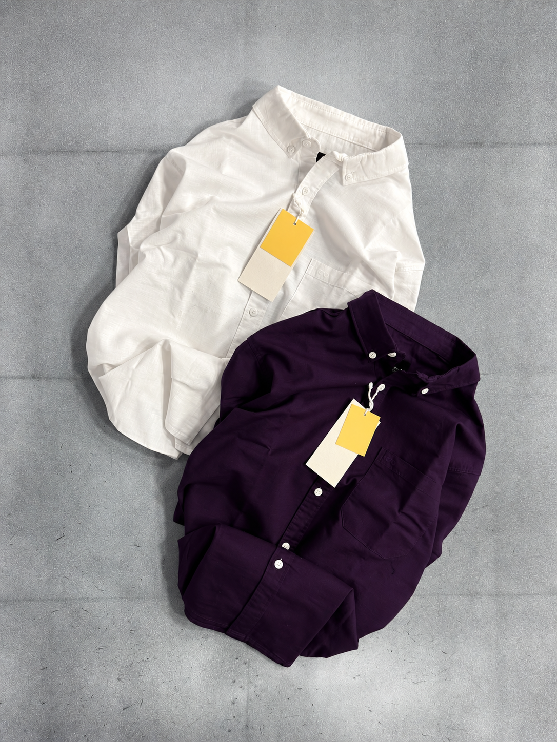 Cotton Linen full Sleeve Shirt | Button Down Collar