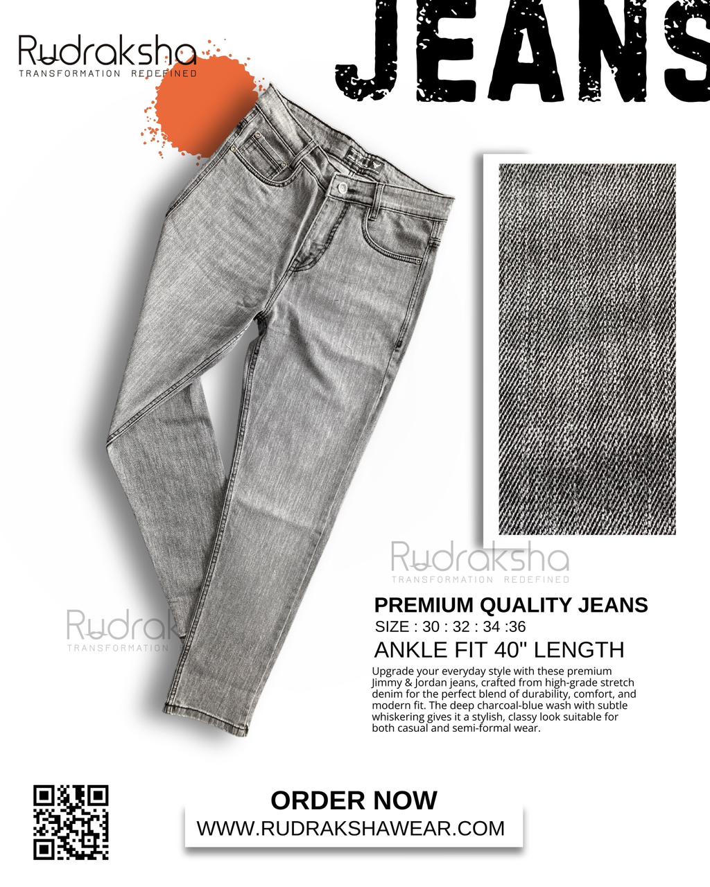 Ankle Length Jeans - Jimmy & Jordan