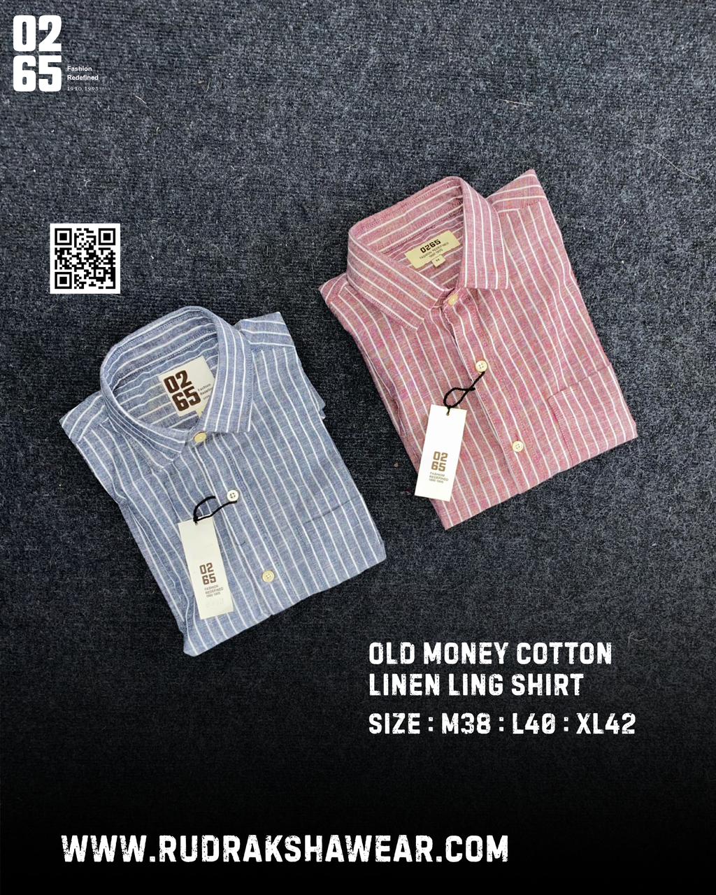 0265 Premium Cotton Linen Lining Shirts | Backside Box Pleated | Ultra Soft Fabric | Yarn Dyed
