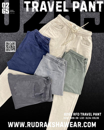 0265 Premium Travel Track Pant | Polo Pockets | Stretchable | Monsoon Special | Easy Dry Series