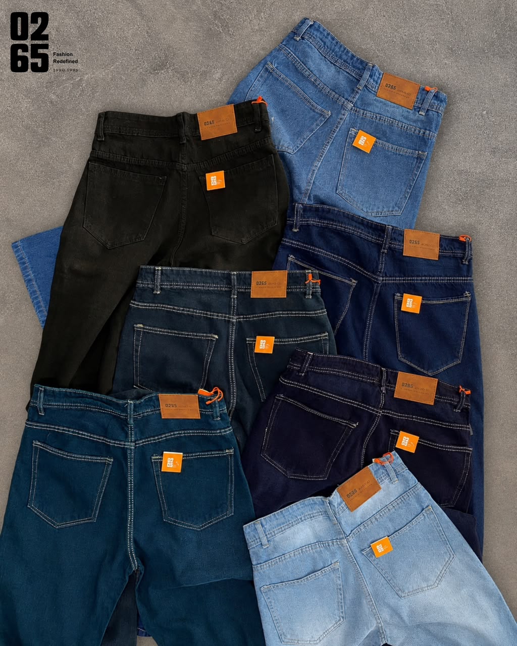 0265 Straight Fit Jeans - Non Lycra