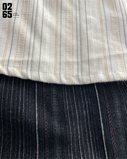 0265 Corduroy Double Pocket Full Sleeve Shirt | Yarn Dyed Checks
