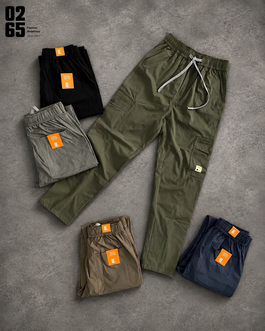 Easy Dry 6 Pocket Cargo Series Travel Pant - Monsoon Special - Korean Fit