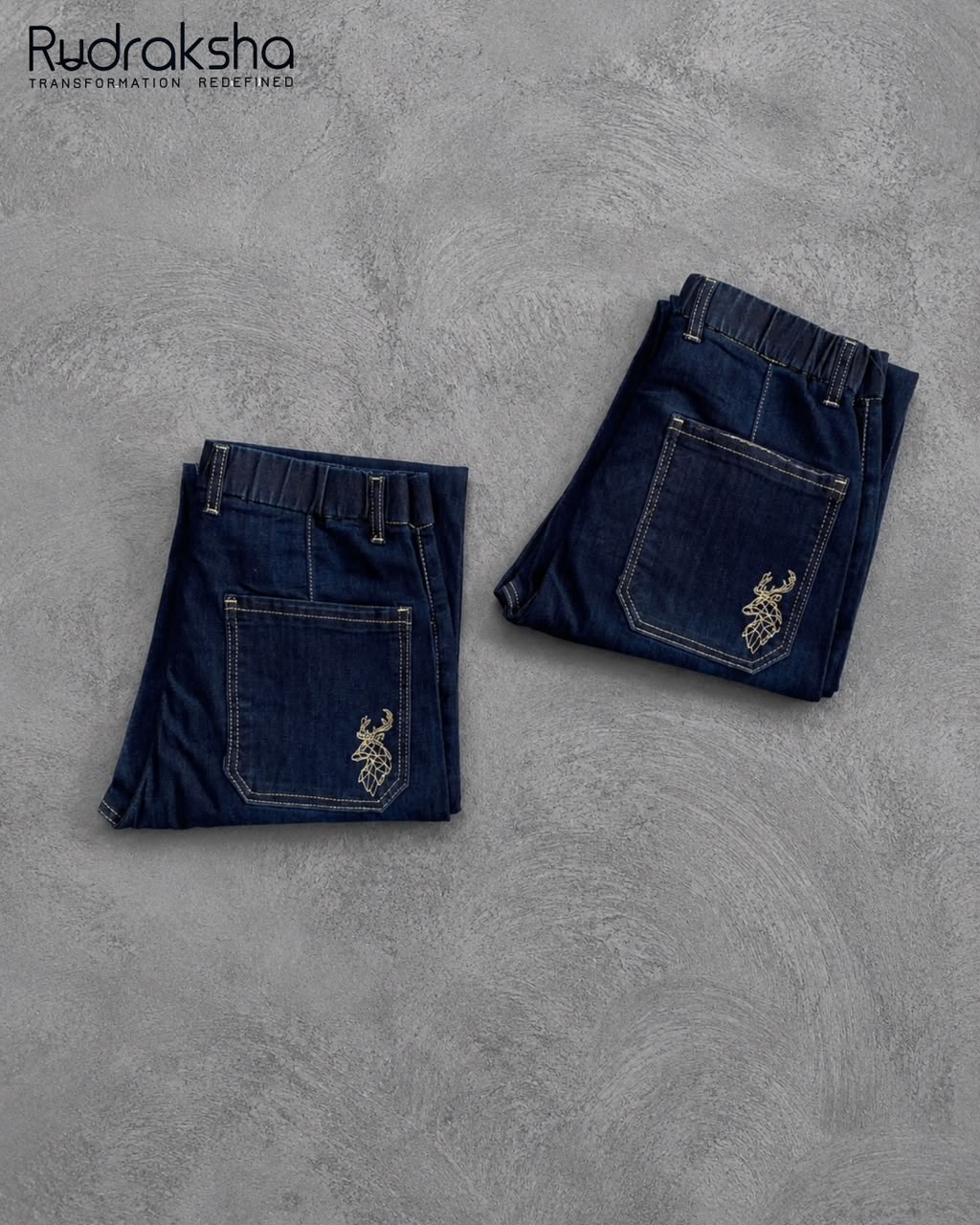 BB - Cut and Sew Korean Fit Jeans - Stretchable - Ankle Length 39.5"