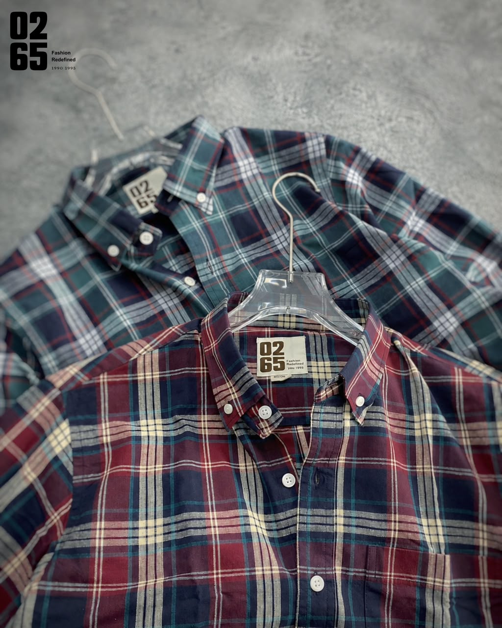 0265 Yarn Dyed Indigo Checks Full Sleeve Shirt| Backside Box Pleat - Arvind Mill Fabric