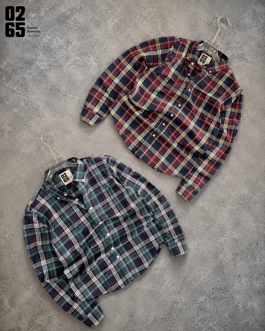 0265 Yarn Dyed Indigo Checks Full Sleeve Shirt| Backside Box Pleat - Arvind Mill Fabric