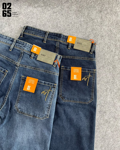 0265 Straight Fit Jeans | Stretchable | 16" Bottom | 40.5" Length | Article 001