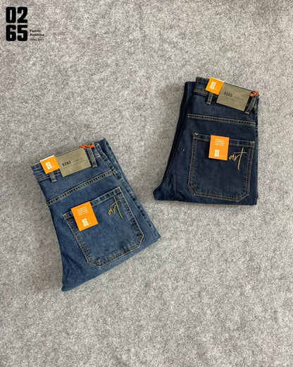 0265 Straight Fit Jeans | Stretchable | 16" Bottom | 40.5" Length | Article 001