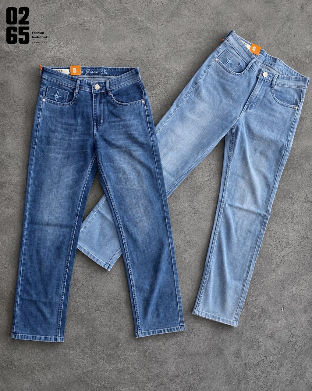 0265 Straight Fit Jeans | Stretchable | 16" Bottom | 40.5" Length | Article 002