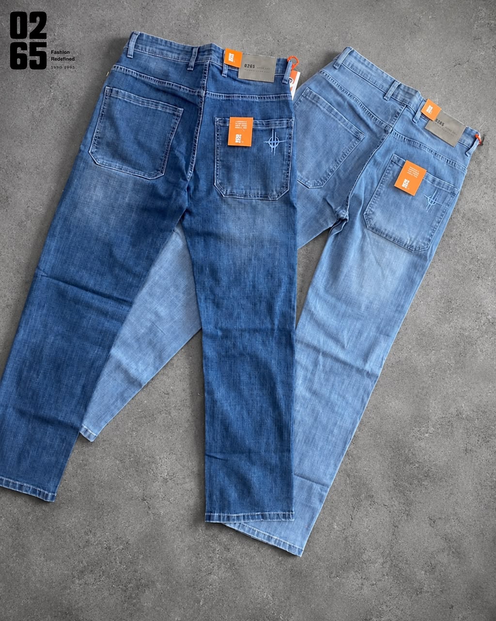 0265 Straight Fit Jeans | Stretchable | 16" Bottom | 40.5" Length | Article 002