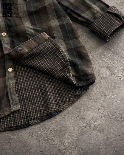 0265 Double Cloth Fabric Full Sleeve Shirt | Cotton Linen Fabric | Ultra Soft | Breathable | Art 003