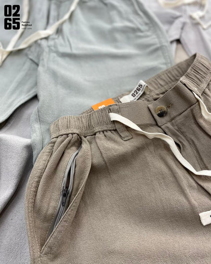 0265 Travel Pant - Dobby Fabric - Front Right Pocket Zipper - For Those Who Travel