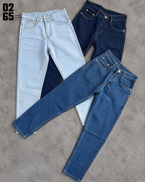0265 Carrot fit jeans | Non Stretchable | Length 39 " Suitable for Height 5.4" to 5.8"