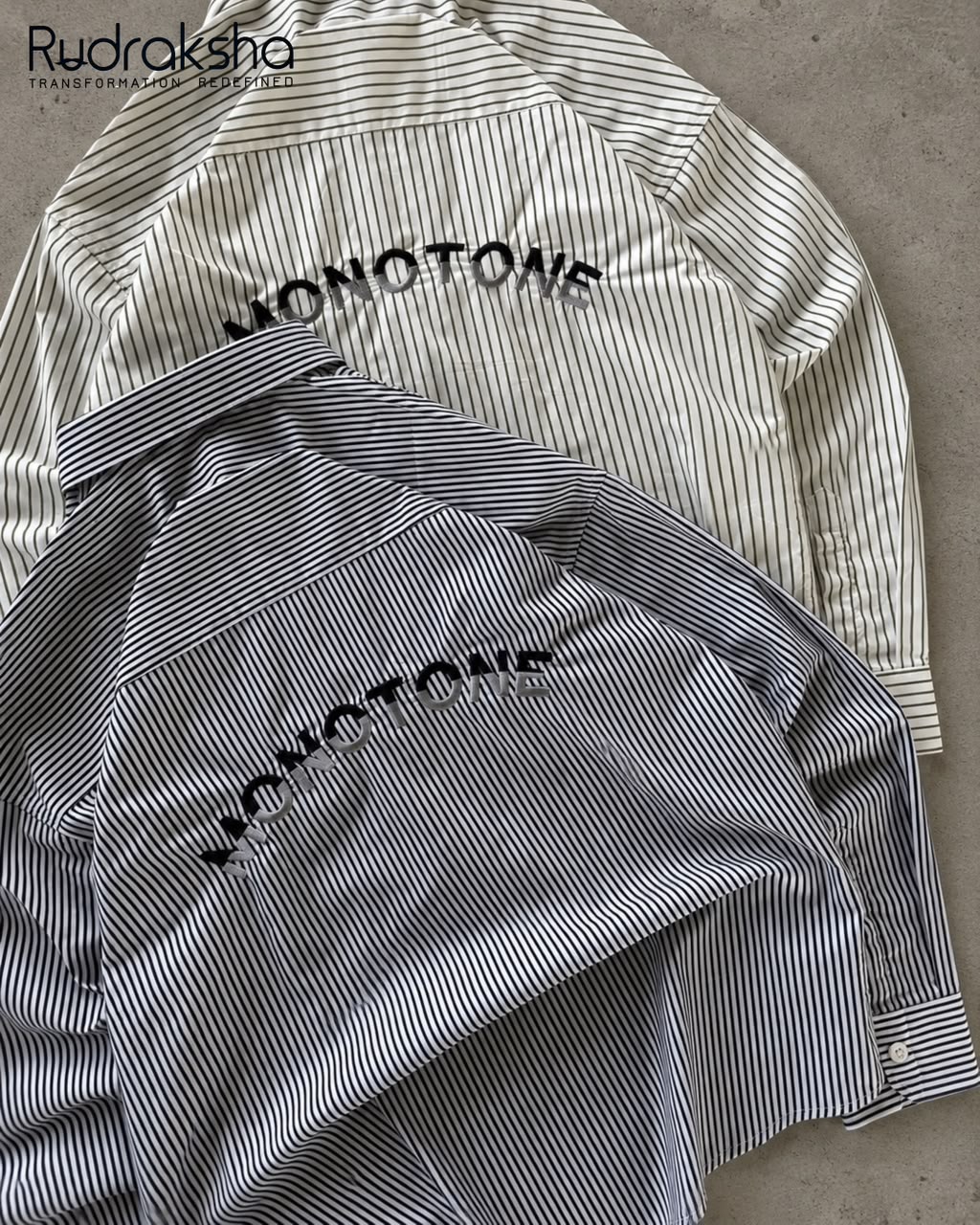 Boxy Fit Imported Fabric Full Sleeve Shirt | Backside Embroidery Work | Apple Cut Bottom Hem | Short Length | Trendy | Art 001