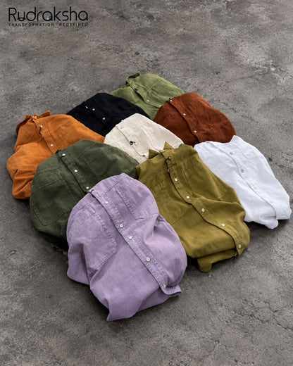 RFD Double Pocket Full Sleeve Shirt | 100% Cotton Heavy RFD Fabric | Denim-Like Feel | Limited Edition